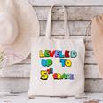 Leveled Up To 5th Grade Back To School Kids Boys Premium Tri-Blend Canvas Tote Bag Leveled Up To 5th Grade Back To School Kids Boys Premium Tri-Blend Canvas Tote Bag