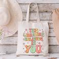 This Librarian Believes In You Groovy Back To School Canvas Tote Bag