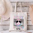 In My Librarian Era Groovy Tie Dye Back To School Canvas Tote Bag