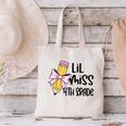 Lil Miss 4th Grade Coquette Bow Pencil Back To School Girls Canvas Tote Bag Lil Miss 4th Grade Coquette Bow Pencil Back To School Girls Canvas Tote Bag