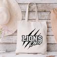 Lions Cheer Back To School Cheerleading Team Spirit Canvas Tote Bag