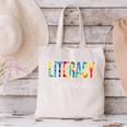 Literacy Coach Women Tie Dye Back To School Appreciation Day Canvas Tote Bag Literacy Coach Women Tie Dye Back To School Appreciation Day Canvas Tote Bag