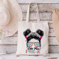 Little Miss Pre-K Girls Back To School Messy Bun Performance Canvas Tote Bag Little Miss Pre-K Girls Back To School Messy Bun Performance Canvas Tote Bag