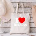 I Love Recess Red Heart Back To School Kids Recess Canvas Tote Bag I Love Recess Red Heart Back To School Kids Recess Canvas Tote Bag
