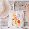 Middle School Gradution Back To School Next Stop High School Canvas Tote Bag
