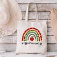 Office Manager Rainbow Appreciation Day Hello Back To School Canvas Tote Bag Office Manager Rainbow Appreciation Day Hello Back To School Canvas Tote Bag