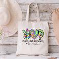 Peace Love Preschool First Day Of Preschool Back To School Canvas Tote Bag Peace Love Preschool First Day Of Preschool Back To School Canvas Tote Bag