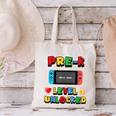 Pre-K Level Unlocked Back To School Video Game Canvas Tote Bag