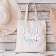 Preppy Fourth Grade Back To School Coquette 4th Grade Canvas Tote Bag