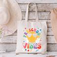 Preschool Vibes Groovy Back To School Girls Kids Canvas Tote Bag Preschool Vibes Groovy Back To School Girls Kids Canvas Tote Bag