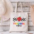 Preschool Vibes Retro Groovy Apple Back To School Canvas Tote Bag Preschool Vibes Retro Groovy Apple Back To School Canvas Tote Bag