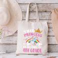 Princess Going To 4th Grade Tee For Girls Back To School Canvas Tote Bag Princess Going To 4th Grade Tee For Girls Back To School Canvas Tote Bag