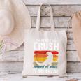 Ready Crush Third 3rd Grade Dinosaur Back To School Boys Canvas Tote Bag