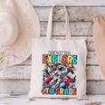 Ready To Explore 4th Grade Boys Astronaut Back To School Canvas Tote Bag