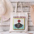 Respect Your Elders Retro Gamer Joystick Back To School Canvas Tote Bag Respect Your Elders Retro Gamer Joystick Back To School Canvas Tote Bag