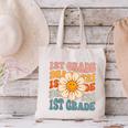 Retro 1st Grade Daisy Colorful Back To School First Grade Canvas Tote Bag Retro 1st Grade Daisy Colorful Back To School First Grade Canvas Tote Bag