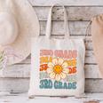 Retro 3rd Grade Daisy Colorful Back To School Third Grade Canvas Tote Bag Retro 3rd Grade Daisy Colorful Back To School Third Grade Canvas Tote Bag