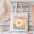 Retro 7th Grade Daisy Colorful Back To School Seventh Grade Canvas Tote Bag Retro 7th Grade Daisy Colorful Back To School Seventh Grade Canvas Tote Bag
