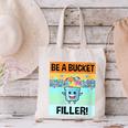 Retro Be A Bucket Filler Shirt Back To School Shirt Canvas Tote Bag Retro Be A Bucket Filler Shirt Back To School Shirt Canvas Tote Bag