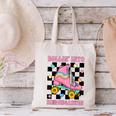 Rolling Into Kindergarten Roller Skating Girl Back To School Canvas Tote Bag