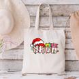 Santa Bruh Baseball Christmas Xmas Meme Pajamas Family Canvas Tote Bag