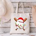 Santa Sports For Men Boys Christmas Baseball Player Canvas Tote Bag Santa Sports For Men Boys Christmas Baseball Player Canvas Tote Bag