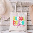 School Nurse Appreciation Day Coquette Bow Back To School Canvas Tote Bag