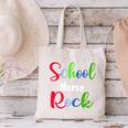 School Nurse Rock Back To School -Funny Nurses School Canvas Tote Bag School Nurse Rock Back To School -Funny Nurses School Canvas Tote Bag