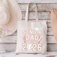 Senior Dad Class Of 2026 Graduate Baseball 2026 Graduation Canvas Tote Bag Senior Dad Class Of 2026 Graduate Baseball 2026 Graduation Canvas Tote Bag