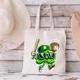 Shamrock Lucky Clover Baseball Patricks Day Family Matching Canvas Tote Bag