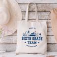 Sixth Grade Team Back To School Canvas Tote Bag