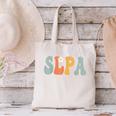 SLPA Groovy Women Appreciation Day Hello Back To School Canvas Tote Bag SLPA Groovy Women Appreciation Day Hello Back To School Canvas Tote Bag