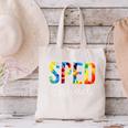 Sped Squad For Work Tie Dye Back To School Appreciation Day Canvas Tote Bag