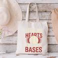 Stealing Hearts Like I Steal Bases Baseball Valentine Retro Canvas Tote Bag