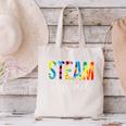STEAM Squad For Work Tie Dye Back To School Appreciation Day Canvas Tote Bag