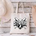 Storm Baseball Back To School Spirit Canvas Tote Bag Storm Baseball Back To School Spirit Canvas Tote Bag