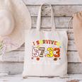 I Survived 6733 Days Of 4th Grade Baseball Football 100 Day Canvas Tote Bag