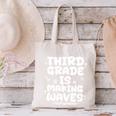 Third Grade Is Making Waves Third Grade Back To School Premium Tri-Blend Canvas Tote Bag