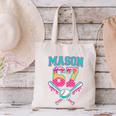 Trendy Mason 67 Mem Ice Cream Drip Baseball Birthday Costume Canvas Tote Bag