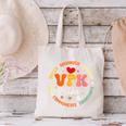 VPK Vibes First Day Of Back To School Appreciation Week Canvas Tote Bag VPK Vibes First Day Of Back To School Appreciation Week Canvas Tote Bag