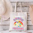 Welcome Back To School Unicorn Crushing Preschool Canvas Tote Bag