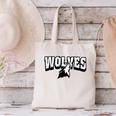 Wolves Back To School Spirit Canvas Tote Bag Wolves Back To School Spirit Canvas Tote Bag