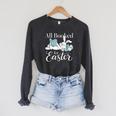 All Booked For Easter Librarian Core Book Reader Author Raglan Sleeve Sweatshirt Dark Grey Heather All Booked For Easter Librarian Core Book Reader Author Raglan Sleeve Sweatshirt Dark Grey Heather