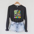 Cool Kids Read Books Teacher Bookworm Librarian Book Lover Raglan Sleeve Sweatshirt Dark Grey Heather
