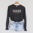 Just A Bookish Goose Reading Book Lover Book Nerd Bookworm Raglan Sleeve Sweatshirt Dark Grey Heather