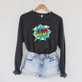 Kids Boys Lio Name Comic Book Superhero Raglan Sleeve Sweatshirt Dark Grey Heather Kids Boys Lio Name Comic Book Superhero Raglan Sleeve Sweatshirt Dark Grey Heather