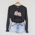 Let's Read Books Raglan Sleeve Sweatshirt Dark Grey Heather