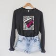 Marvel Comics Logo Comic Book Fill Panel Raglan Sleeve Sweatshirt Dark Grey Heather