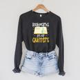 School Librarian Book Lover Library Bookworm Premium Tri-Blend Raglan Sleeve Sweatshirt Dark Grey Heather