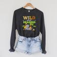 Wild About Reading Books Reader Librarian Wild Animals Lover Raglan Sleeve Sweatshirt Dark Grey Heather Wild About Reading Books Reader Librarian Wild Animals Lover Raglan Sleeve Sweatshirt Dark Grey Heather
